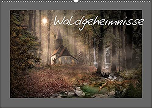 Waldgeheimnisse (Wandkalender 2022 DIN A2 quer): Digitalkunst, die verzaubert! (Monatskalender, 14 Seiten )