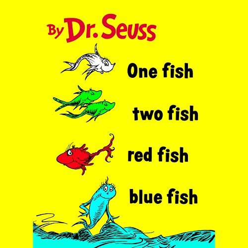 ダウンロード  One Fish Two Fish Red Fish Blue Fish 本