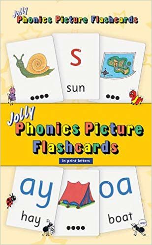 تحميل Jolly Phonics Picture Flash Cards: in Precursive Letters