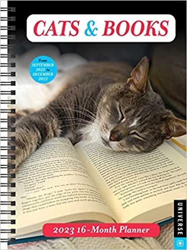 Cats & Books 2023 16-Month Planner