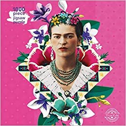 Puzzle - Frida Kahlo: Pink: Unser faszinierendes, hochwertiges 1.000-teiliges Puzzle (73,5 cm x 51,0 cm) in stabiler Kartonverpackung