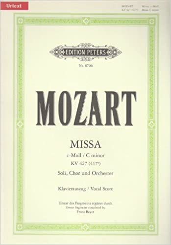 اقرأ Mass in C Minor K427 (Completed by F. Beyer) (Vocal Score): For Sstb Soli, Choir and Orchestra, Urtext الكتاب الاليكتروني 