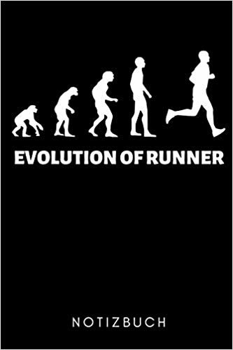 Evolution of Runner Notizbuch: A5 WOCHENPLANER Läufer Geschenke - Lauftagebuch - Laufkalender - Leichtathletik Marathon Triathlon - Motivation Fitness - Wettkampfvorbereitung