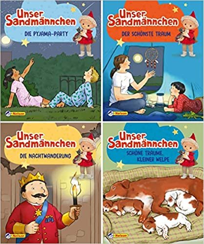 Nelson Mini-Bücher: Unser Sandmännchen: Gute-Nacht-Geschichten 5-8: 24 Mini-Bücher im Display indir