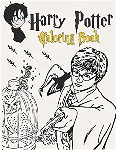 Harry-Potter Coloring Book: Magical Places And Characters Perfect Coloring Book For Kids And Adults The Best Way To Relax And Relieve Stress | Size 8.5*11 Inches And 110 Pages |