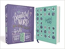 تحميل Niv, Beautiful Word Coloring Bible for Girls Pencil/Sticker Gift Set, Updated, Leathersoft Over Board, Teal, Comfort Print: 600+ Verses to Color