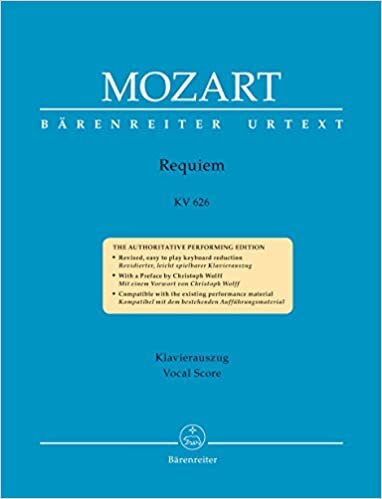Mozart Requiem KV 626 - Vocal Score indir