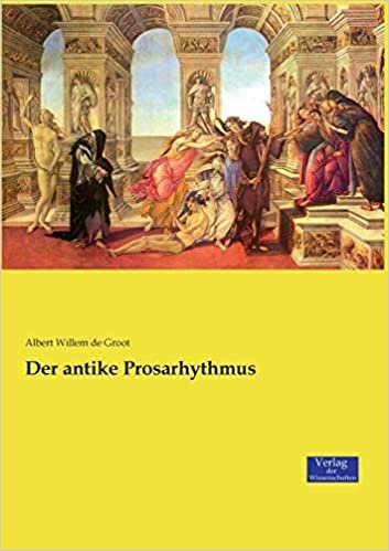 اقرأ Der antike Prosarhythmus الكتاب الاليكتروني 