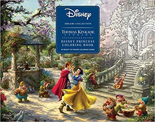 Disney Dreams Collection Thomas Kinkade Studios Disney Princess Coloring Poster ダウンロード