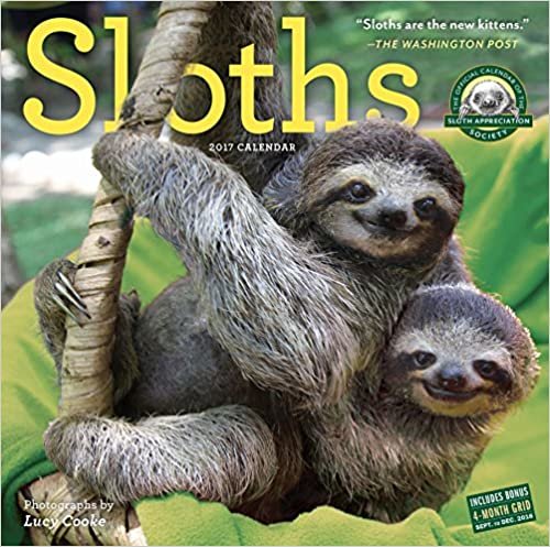 ダウンロード  Sloths 2017 Calendar 本