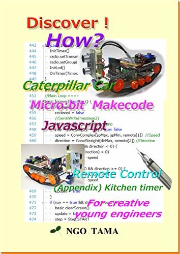 ダウンロード  Caterpillar Car Micro:bit Makecode Javascript: Remote Control (Discover! How? Book 30) (English Edition) 本