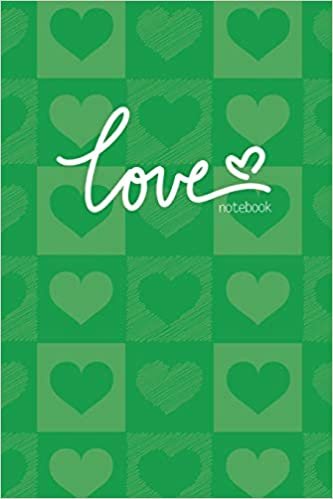 تحميل Love Notebook, Blank Write-in Journal, Dotted Lines, Wide Ruled, Medium (A5) 6 x 9 In (Green)