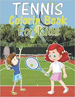 تحميل TENNIS Coloring Book For Kids: Cool Sports Coloring Book For Boys and Girl Aged 6-12 | Cute Gift