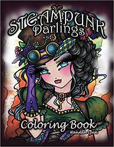 ダウンロード  Steampunk Darlings Coloring Book 本
