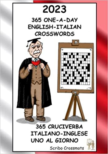 تحميل 365 ONE-A-DAY ENGLISH-ITALIAN CROSSWORDS: 365 CRUCIVERBA ITALIANO-INGLESE UNO AL GIORNO (Dual-language Crosswords) (Italian Edition)