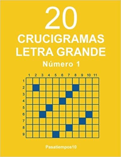 20 Crucigramas Letra Grande - N. 1: Volume 1 indir