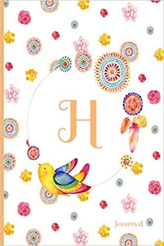 indir H Journal: Cute Initial Monogram Letter H Journal, Pretty Personalized Diary for Women, s and Girls