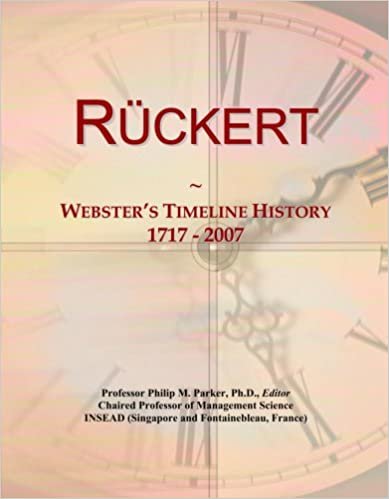 R¿ckert: Webster's Timeline History, 1717 - 2007 indir
