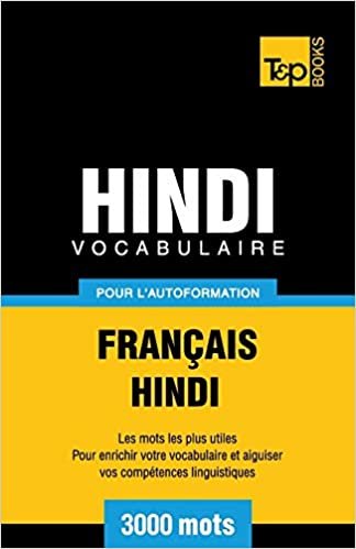indir Vocabulaire Français-Hindi pour l&#39;autoformation - 3000 mots