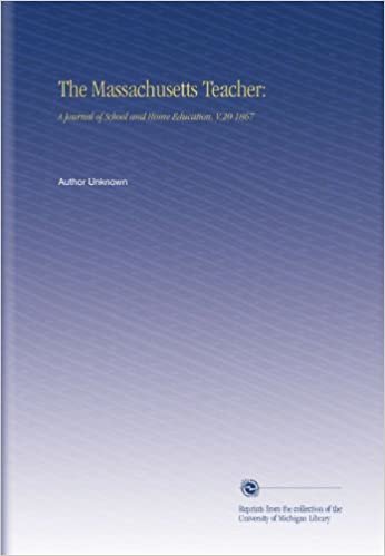 The Massachusetts Teacher:: A Journal of School and Home Education. V.20 1867 indir
