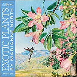 Kew Gardens - Exotic Plants by Marianne 2021 Calendar (Wall Calendar) indir
