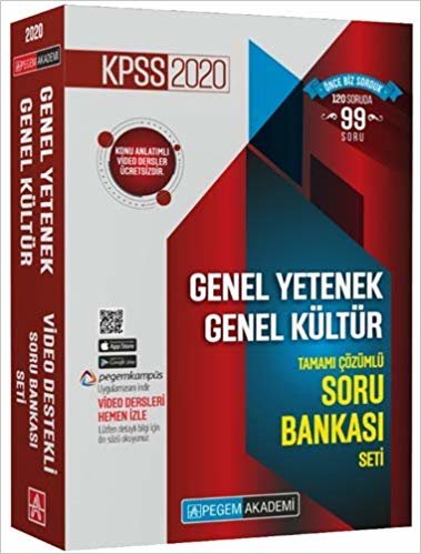 2020 KPSS Genel Yetenek Genel Kültür Tamamı Çözümlü Soru Bankası Seti: 5 Kitap: 5 Kitap Set indir
