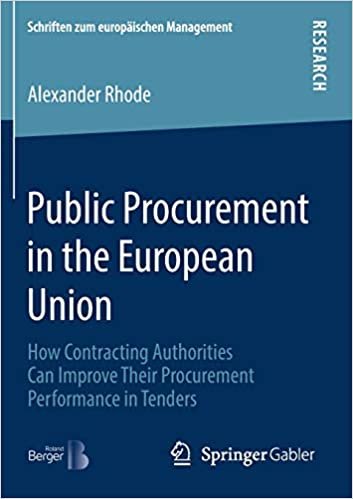 تحميل Public Procurement in the European Union: How Contracting Authorities Can Improve Their Procurement Performance in Tenders