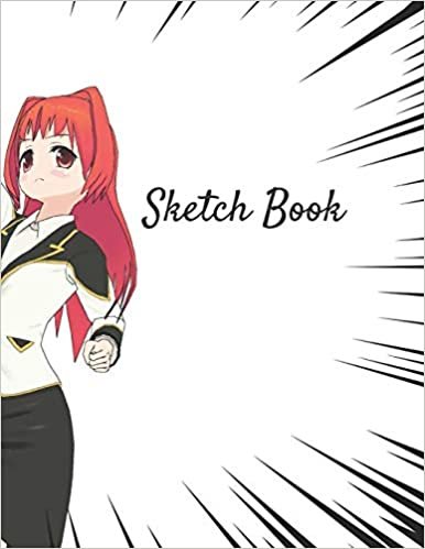 تحميل Sketch Book: Manga Themed Personalized Artist Sketchbook For Drawing and Creative Doodling