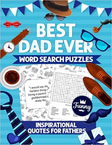 تحميل Best Dad Ever: Funny Word Search Puzzles and Inspirational Quotes for Fathers