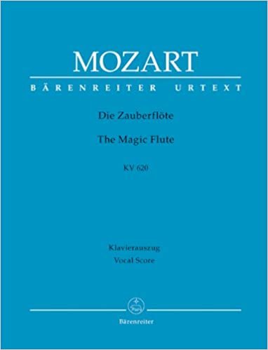 モーツァルト: オペラ 「魔笛」 KV 620(独語)/原典版/ベーレンライター社/ピアノ・ヴォーカル・スコア