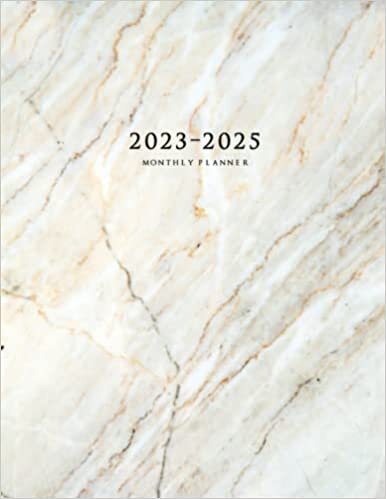 تحميل 2023-2025 Monthly Planner: Large Three Year Planner with Marble Cover (Volume 2)