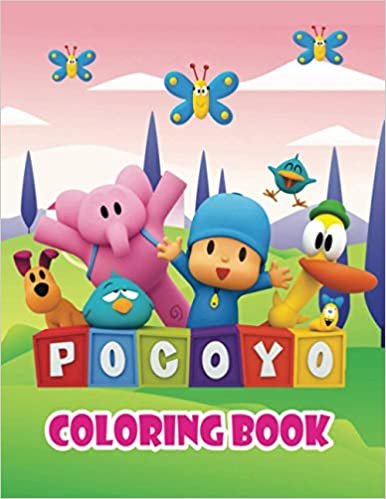 ダウンロード  Pocoyo Coloring Book: A Fun Coloring Book with High Quality Images - Gift for Kids 本