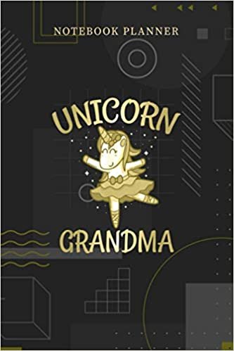 Notebook Planner Unicorn Grandma Matching Unicorn Birthday Party s: Planning, Over 100 Pages, Personalized, Financial, Journal, 6x9 inch, Menu, Pocket indir