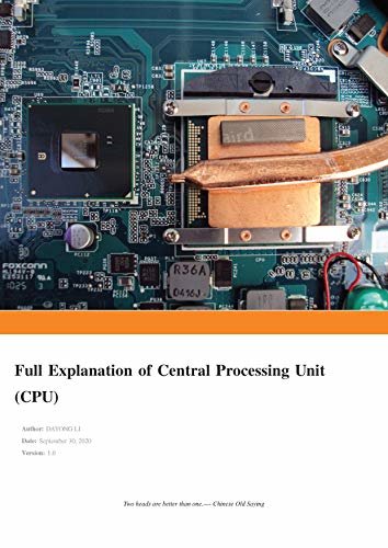 ダウンロード  Full Explanation of Central Processing Unit (CPU) (English Edition) 本