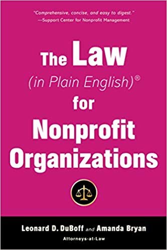 اقرأ The Law (in Plain English) for Nonprofit Organizations الكتاب الاليكتروني 