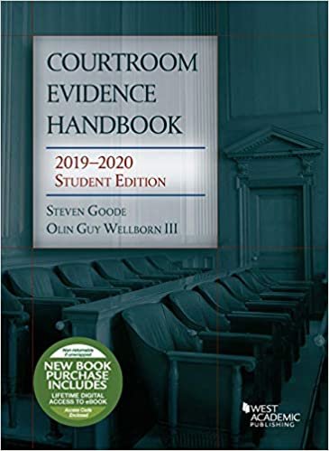 تحميل Courtroom Evidence Handbook, 2019-2020 Student Edition