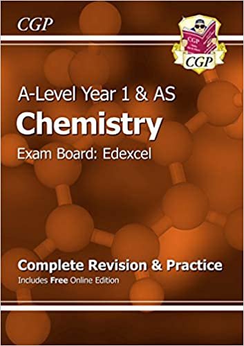 a-level الكيمياء: edexcel عام كامل 1 & كما مراجعة & ممارسة مع إصدار عبر الإنترنت