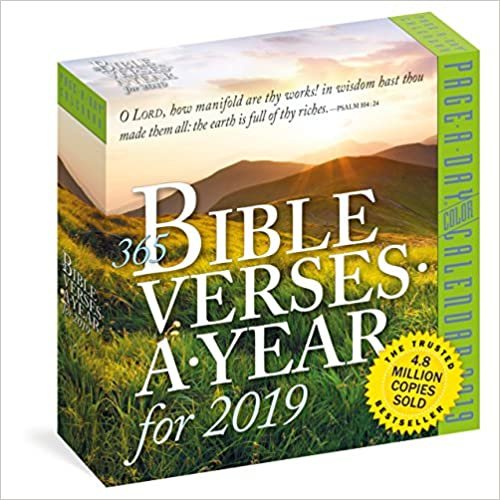 365 Bible Verses-a-Year 2019 Calendar