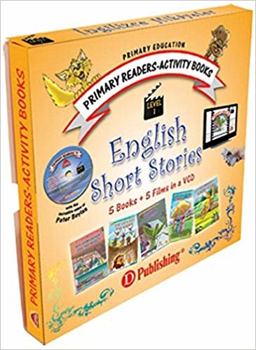 Primary Readers - Activity Book English Short Stories Level 1: 5 Books + 5 Films in a VCD indir