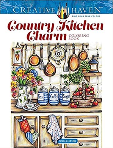  بدون تسجيل ليقرأ Creative Haven Country Kitchen Charm Coloring Book
