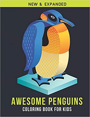 تحميل Awesome Penguins Coloring Book For Kids: Kids Coloring Book with Stress Relieving Penguins Coloring Book Designs for Relaxation