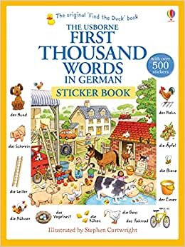 First Thousand Words in German Sticker Book اقرأ