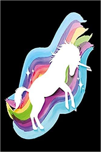 White rainbow Unicorn notebook black: rainbow unicorn for the win Notebook graph paper 120 pages 6x9 perfect as math book, sketchbook, workbook and diary indir