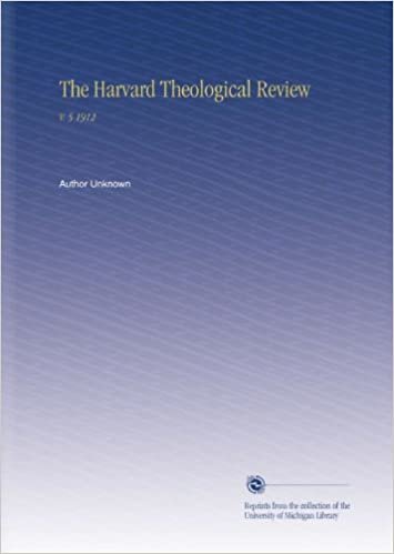 The Harvard Theological Review: V. 5 1912 indir