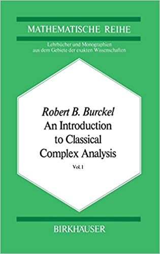 indir An Introduction to Classical Complex Analysis: Vol. 1: v. 1 (Lehrbücher und Monographien aus dem Gebiete der exakten Wissenschaften)