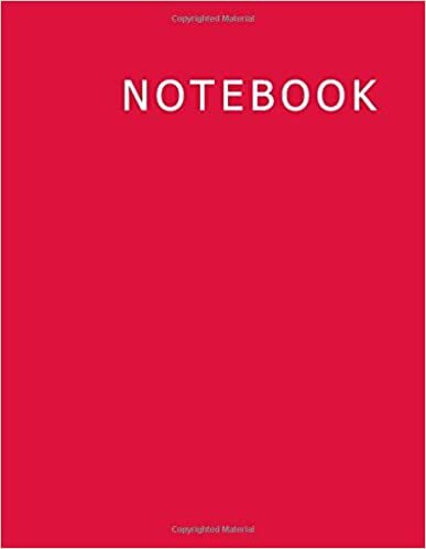 indir Line Journal Composition Notebook: Line Journal Notebook, Lined Paper, 120 Sheets (Large, 8.5 x 11), Crimson Cover
