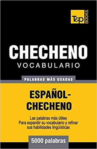 indir Vocabulario español-checheno - 5000 palabras más usadas (T&amp;P Books)