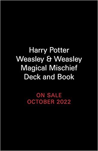 Harry Potter Weasley & Weasley Magical Mischief Deck and Book