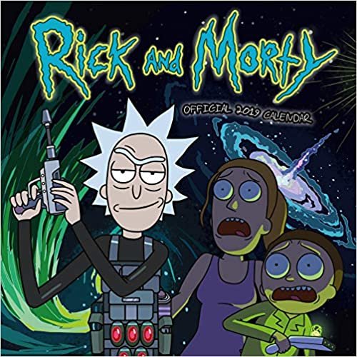 Rick and Morty Official 2019 Calendar - Square Wall Calendar Format