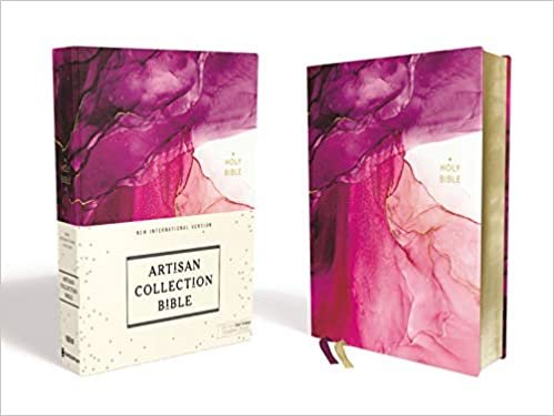 Holy Bible: New International Version, Artisan Collection Bible, Pink, Art Gilded Edges, Red Letter Edition, Comfort Print